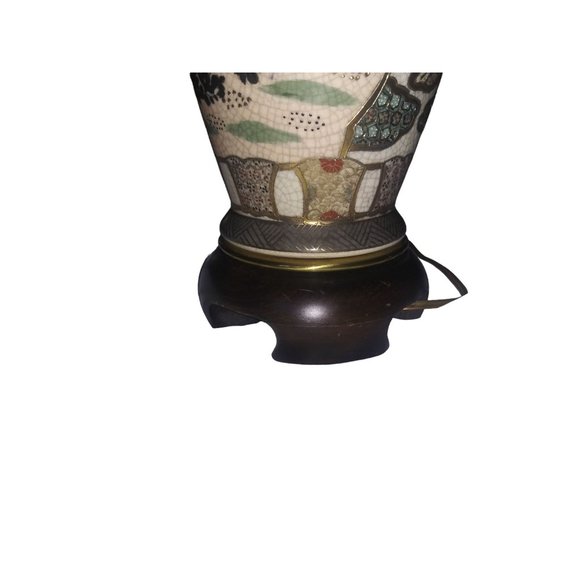 Robert Abbey Japanese Golden Brown Brass Table Lamp Asian Inspired RARE - Picture 7 of 16